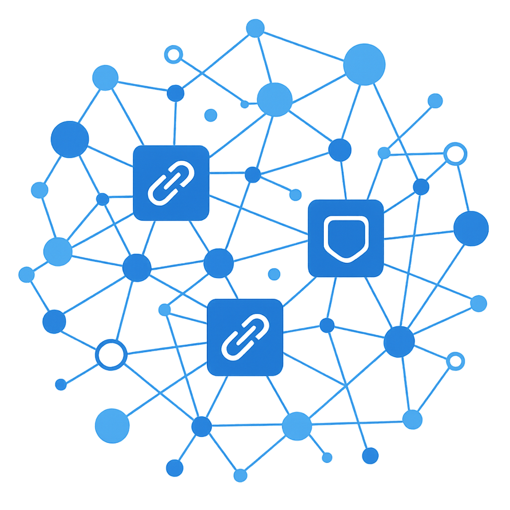 Blockchain Network Illustration